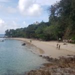 unser Privatstrand auf Pulau Kapas