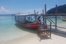 Ankunft Pulau Lang Tengah