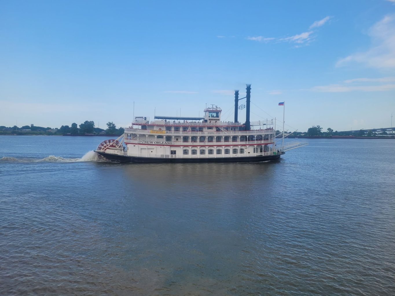 Schaufelraddampfer in New Orleans