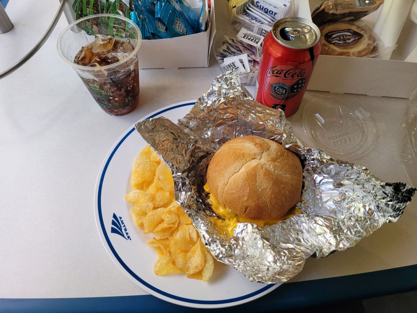 Mittagessen im Zug