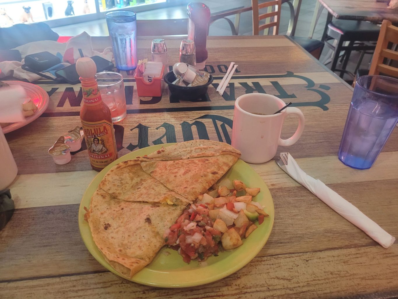 Quesadillas zum Frühstück