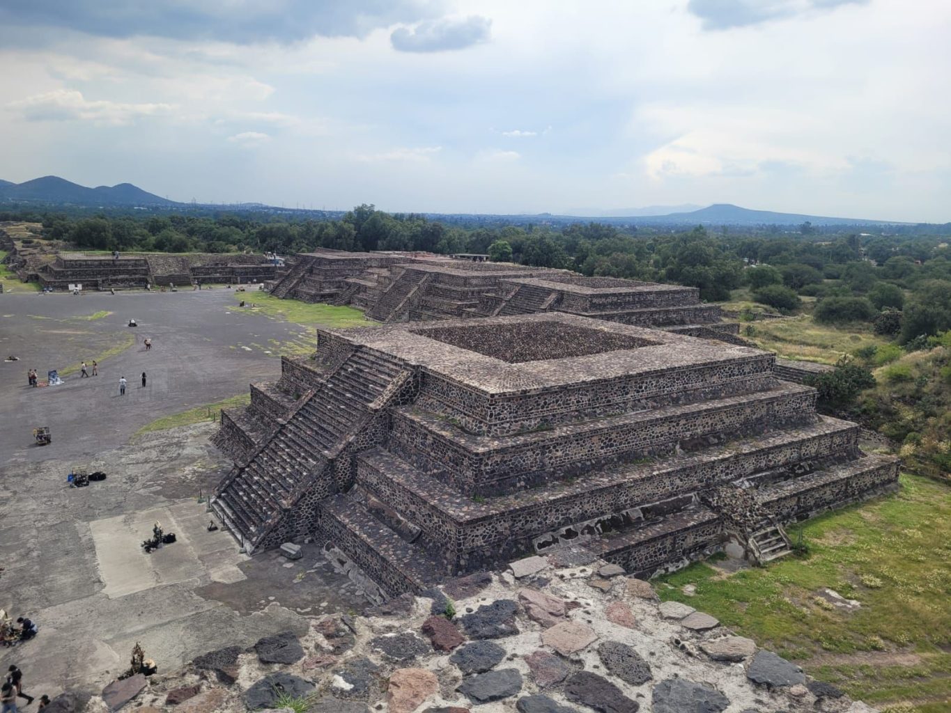 Aussicht von der Mondpyramide