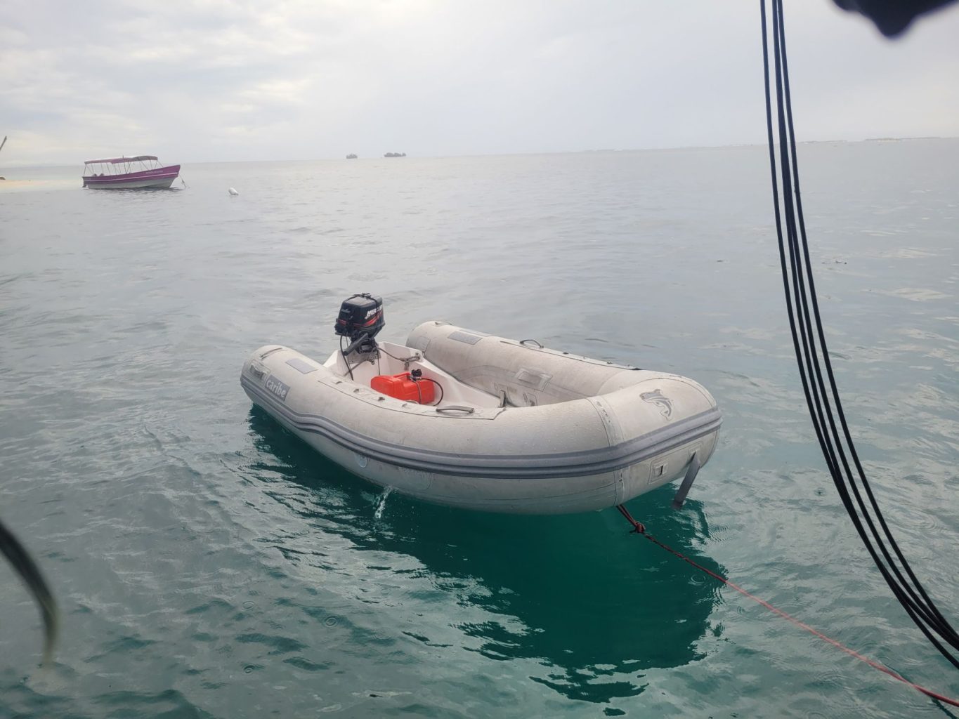 Boot, um an Land zu kommen
