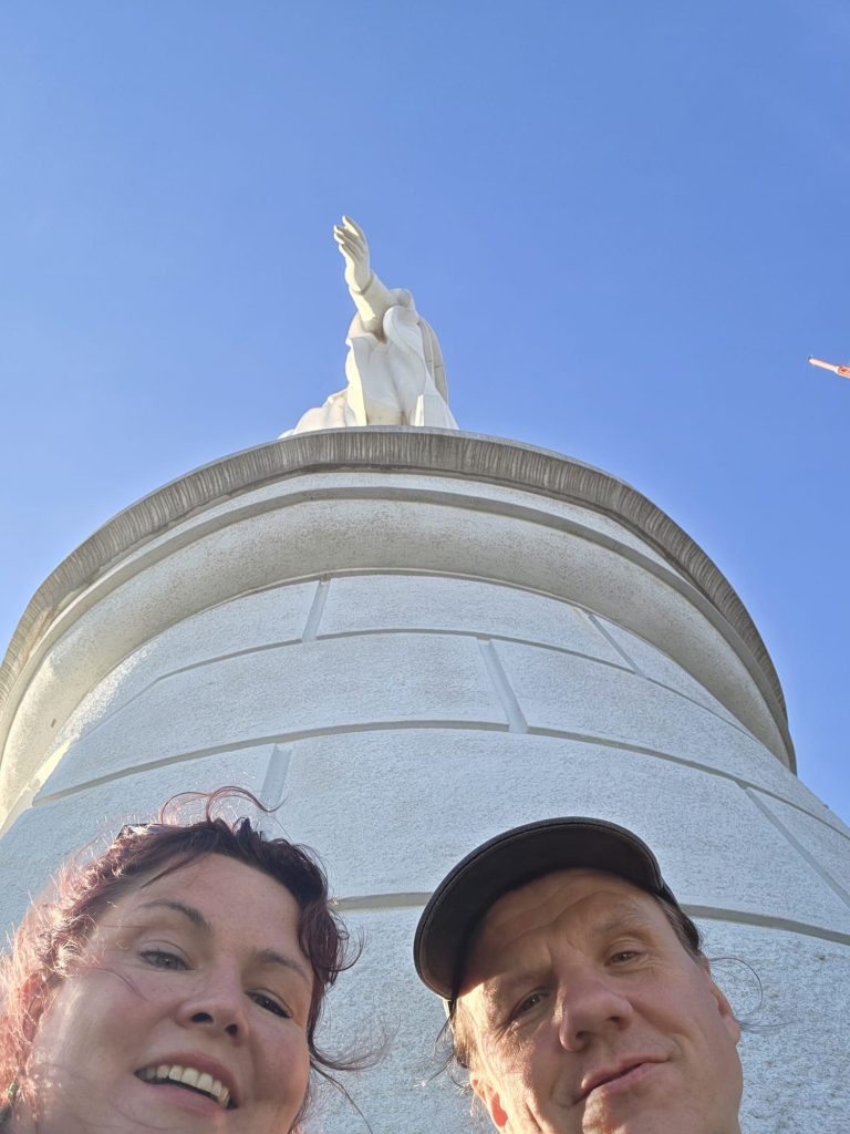 Angekommen bei der Jesus-Statue