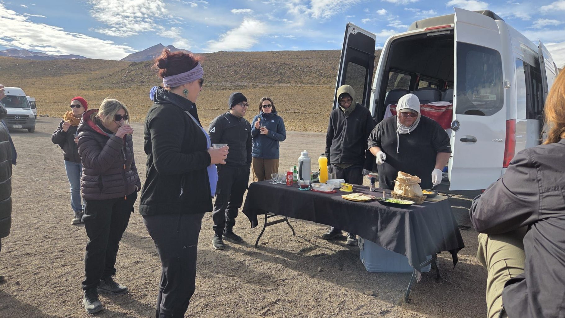 Frühstück in der Wüste